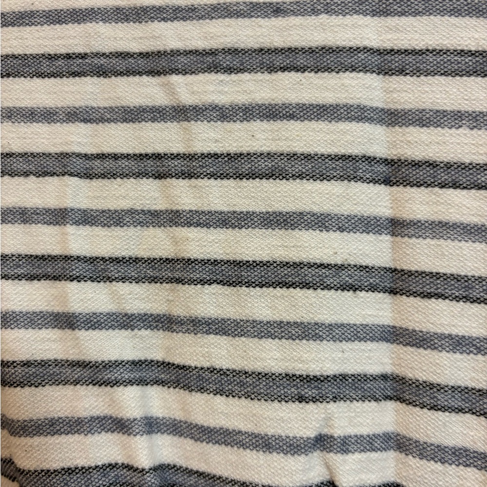 Zara Girls Cream and Gray Striped Sleeveless Jumpsuit - Picture 3 of 4
